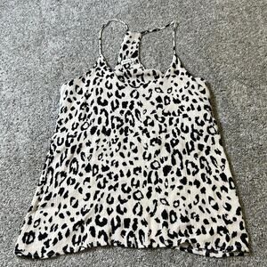 Newbury Kustom Women's Leopard Print Dressy Tank size Small